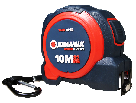 2403-10-32 OKINAWA LONG Рулетка измерительная 10м x 32мм, двустороннее полотно